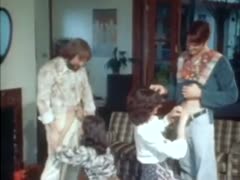 Having a filthy swingers fuck fest, kinky couples exchange partners.